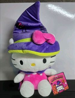 Sanrio Hello Kitty Halloween Plush Witch Costume! NWT 2025 (Est 8-10')