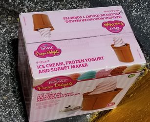 Rival frozen delights 4 quart ice cream discount maker