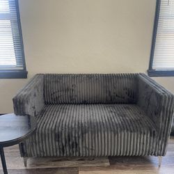 Grey Velvet Couch