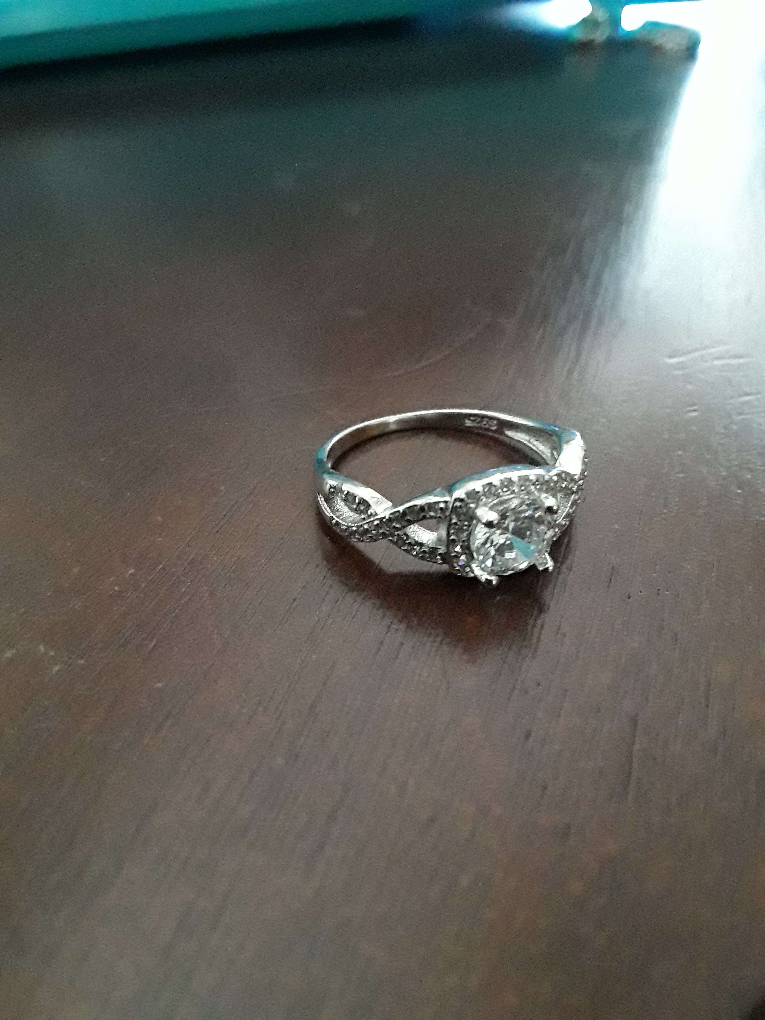 Sterling silver cz