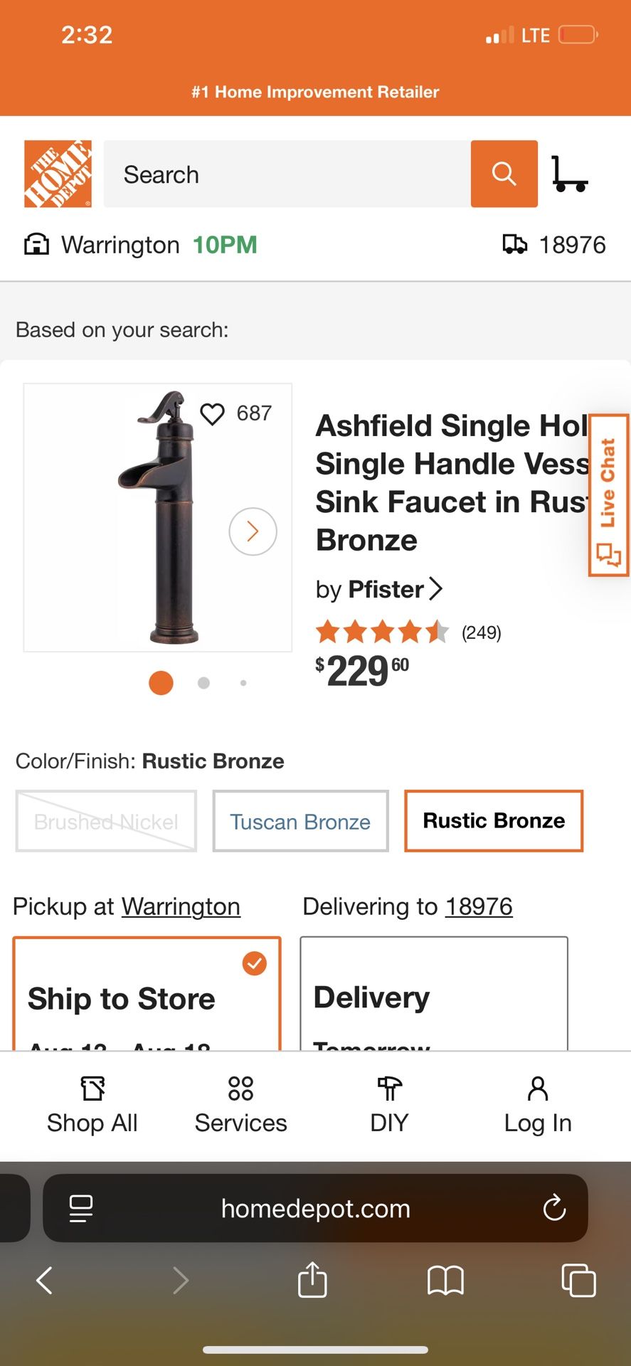 Bathroom Sink Faucet