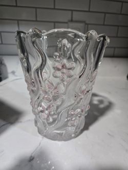 Mikasa Crystal Vase And Candy Dish 