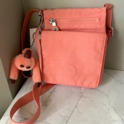 Kipling El Dorado Crossbody Bag Nylon-Cool Coral 