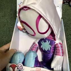 GHOST SPIDER AMAZING SPIDEY & FRIENDS TALKING TOY NEW