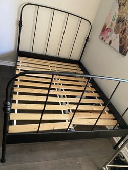 Full Metal Black Bed Frame