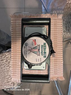 Medi-Rub Massager 2000 Plus 2-Speed Full Body Chiropractic Therapy Massager