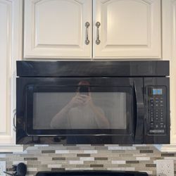 1.7 cu. ft. 1000-Watt Over the Range Microwave in Black