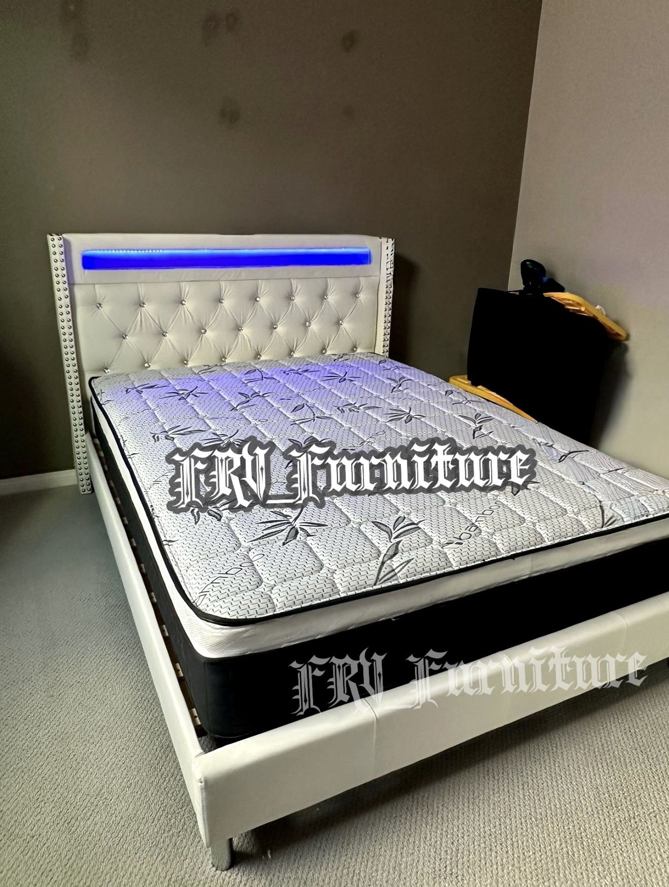 New Queen Bed Frame With Mattress