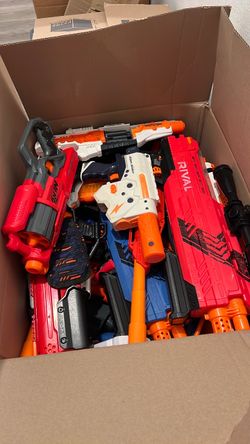 Nerf Gun Lot – Mixed Models Including Rival, Fortnite, Battery activated