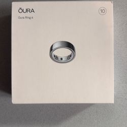 Oura Ring Gen 4 Size 10 Silver 