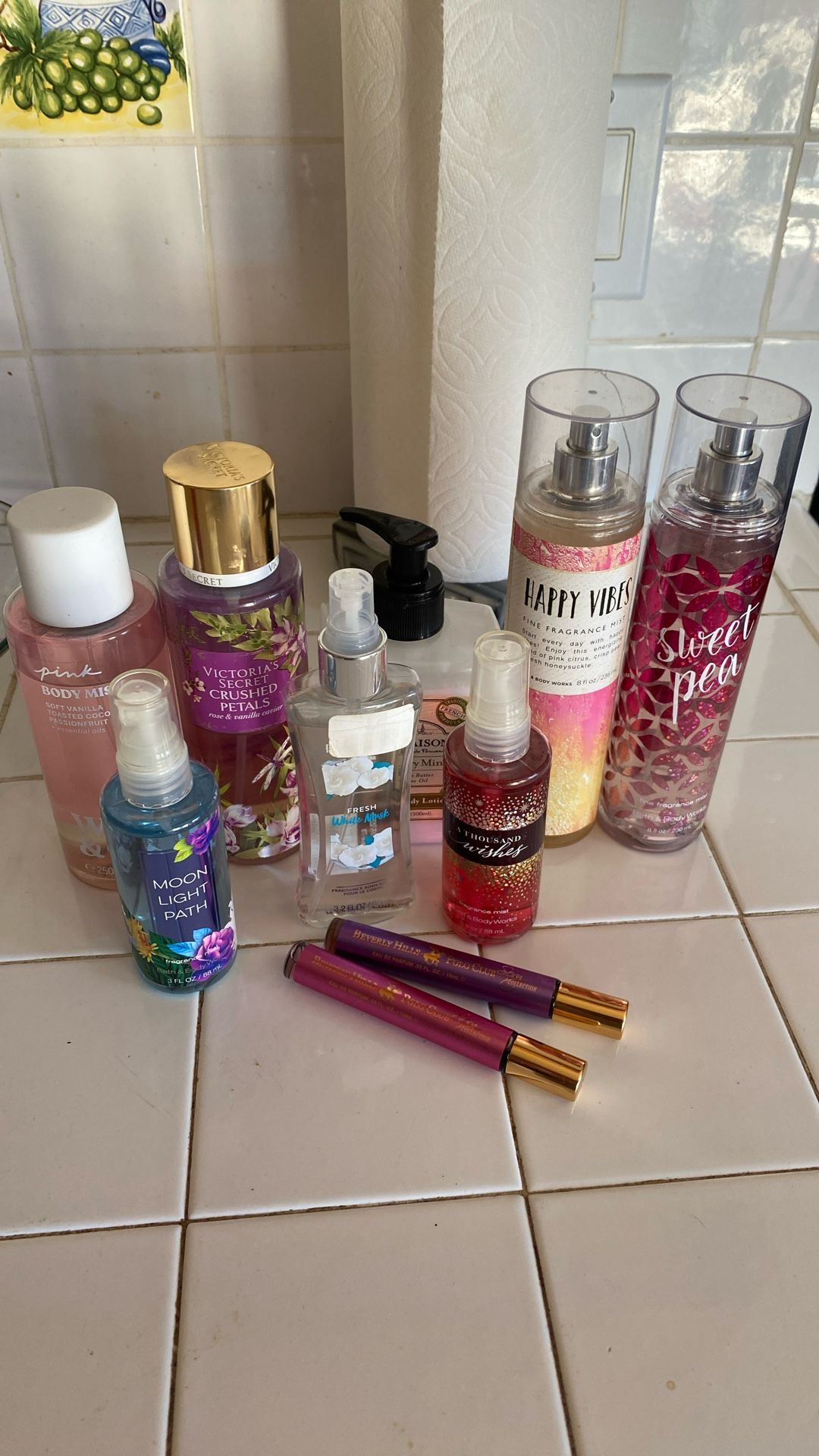 Bundle Of Body sprays And Perfumes