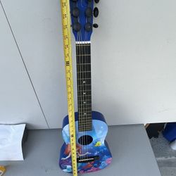 First Act The Little Mermaid Acoustic Guitar Level 3 Missing 1 String Free Ship. Used with normal cosmetic blemishes associated with normal usage. The