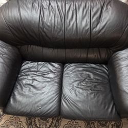 Leather Loveseat Sofa