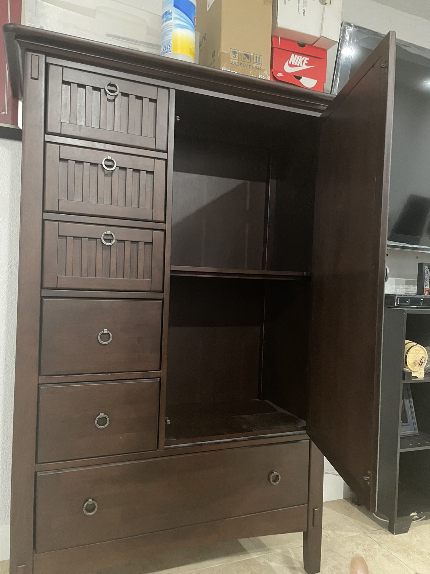 Armoire Dresser with Mirror