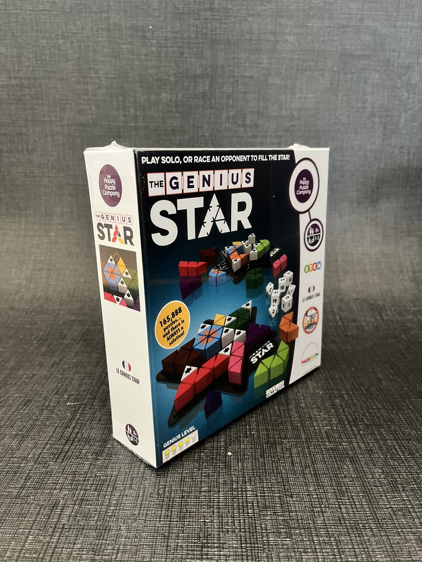 The Genius Star - A Real-Time Puzzle Race Game For 1-2 Players (Age: 8+)