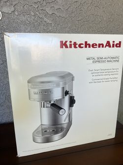 Brand New KitchenAid Metal Semi-Automatic Espresso Machine KES6503SX NEW