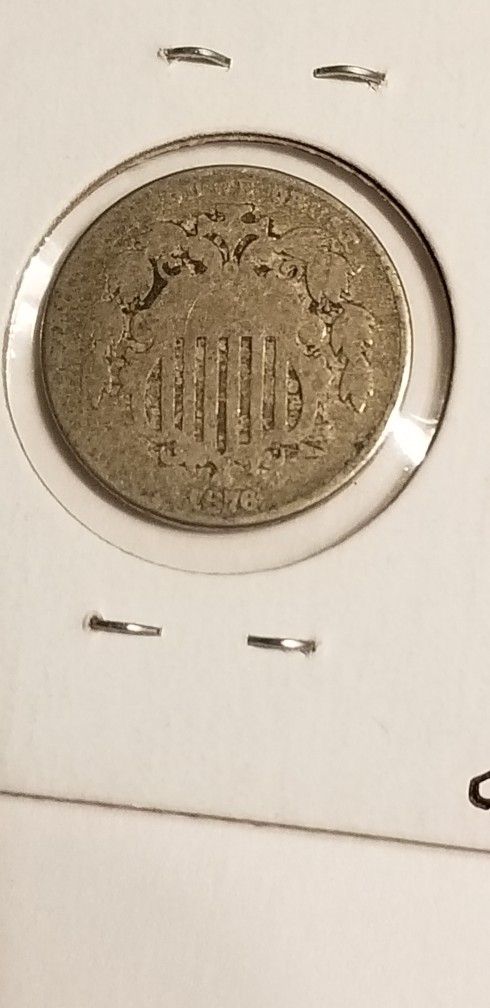 1876 Shield Nickel