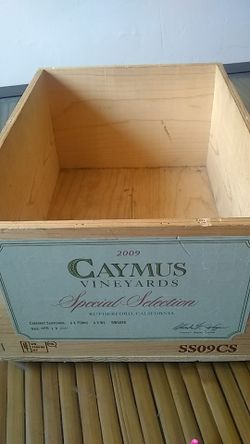 Wine Wood Box, Fine wine