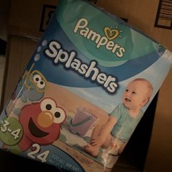 Water Diapers Pampers Brand