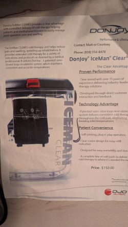DONJOY ICEMAN CLEAR 3