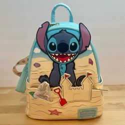 Loungefly Stitch Beach Day Mini Backpack