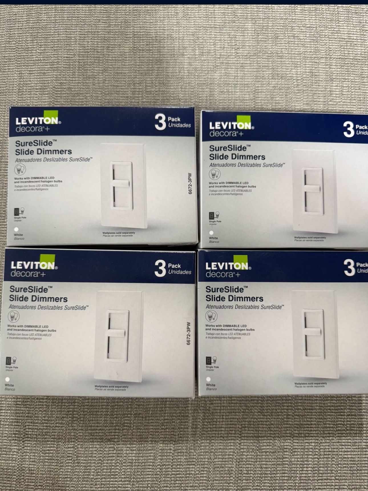 Leviton Sureslide Dimmers