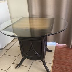 Glass Dining Table + 2 Chairs – Small Space Set