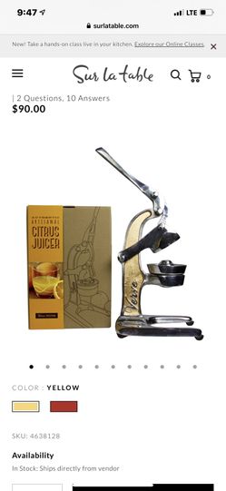 Lemon squeezer