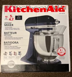 KitchenAid Artisan 5Qt Stand Mixer Onyx Black