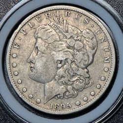 1895 O Circulated Morgan Silver Dollar