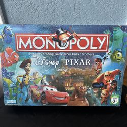 Disney Pixar Edition Family Monopoly Board Game 8+