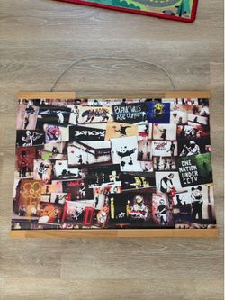 Bansky collage print