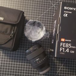 Sony FE 85 mm F1.4 GM - brand new!