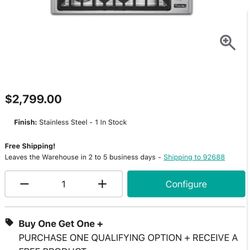 Viking 5 Burner Stovetop