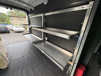 Folding Van Shelves