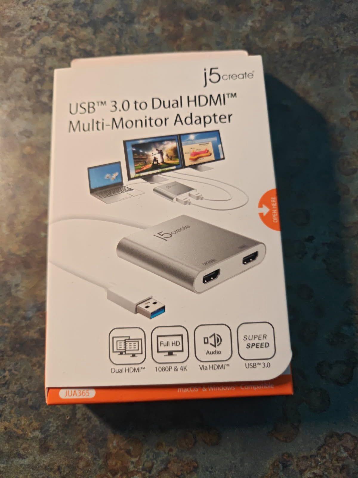 j5create USB 3.0 to Dual HDMI Adapter