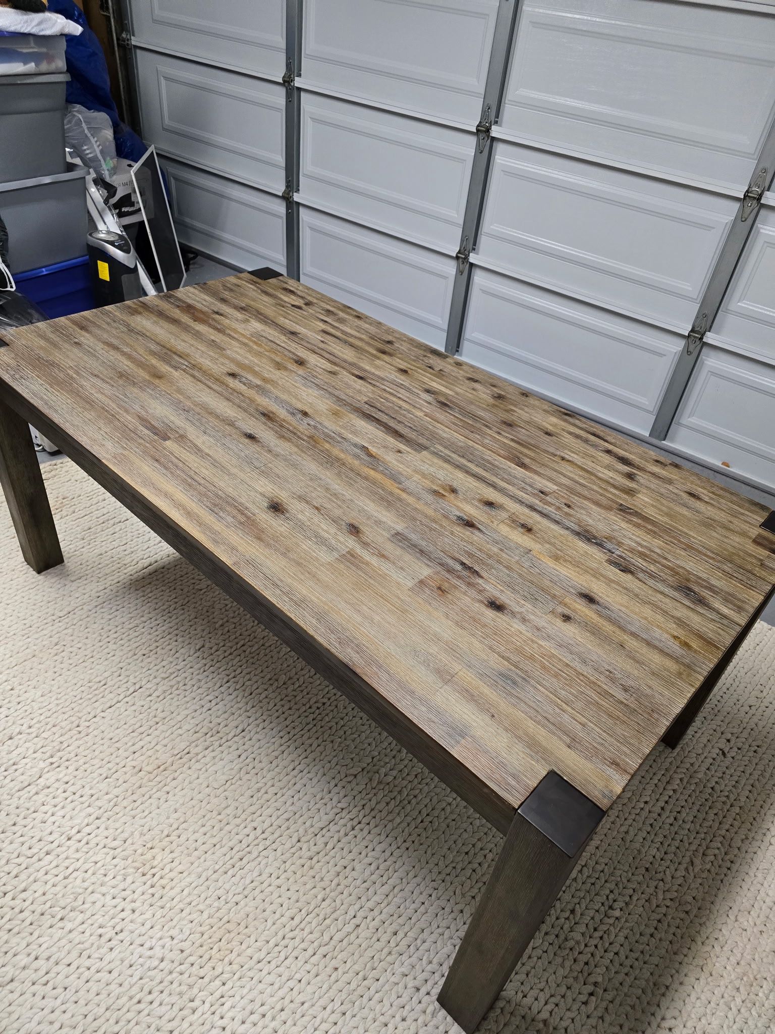 WOOD TABLE DINING TABLE NOOK BREAKFAST BAR