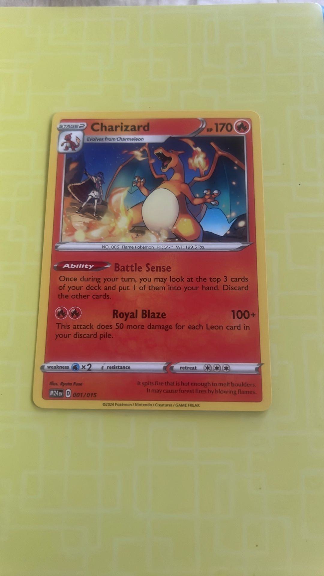 Pokemon Card Rare Charizard