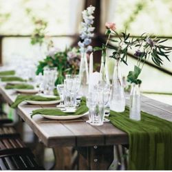 Package of 9 gauze table paths 17 x 108 inches