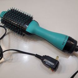 One Step 17” inches Turquoise Hair Dryer & Volumizer Hot Air Brush (REVLON)
