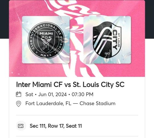 Inter Miami vs. St. Louis 6/1