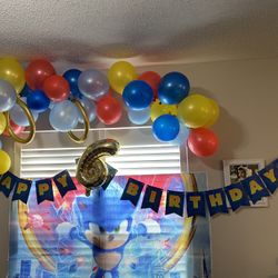 Sonic Birthday Decorations 