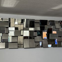 Patternized Modern Mirror