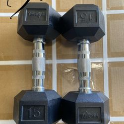 Dumbbell 15 lb Pair