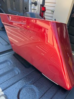 Wicked red saddle bag Left side