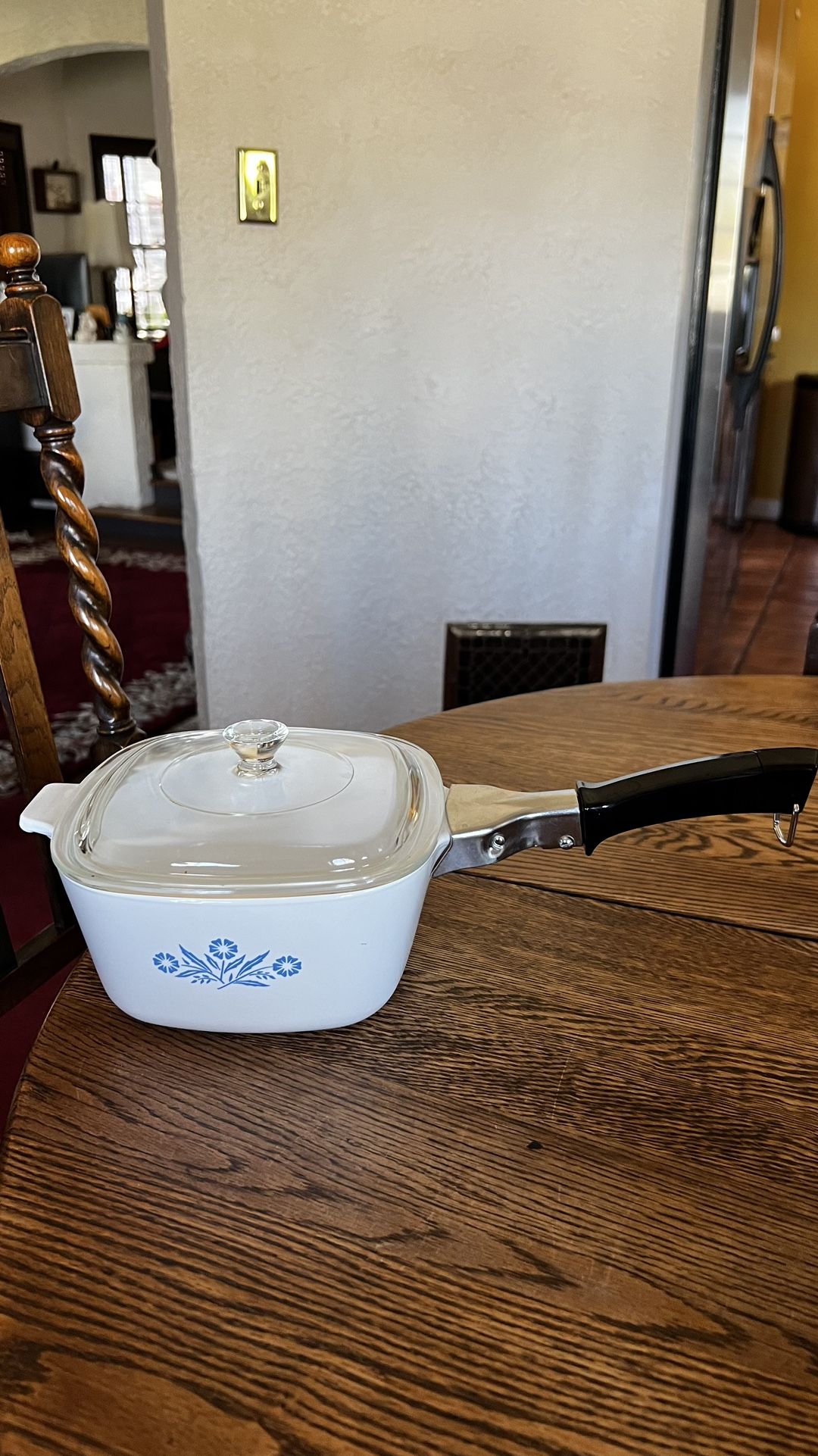 Vintage Corningware Blue Cornflower P-1-3/4-B 1-3/4 Quart Casserole With Lid & Handle