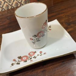 Japanese Plate & Cup