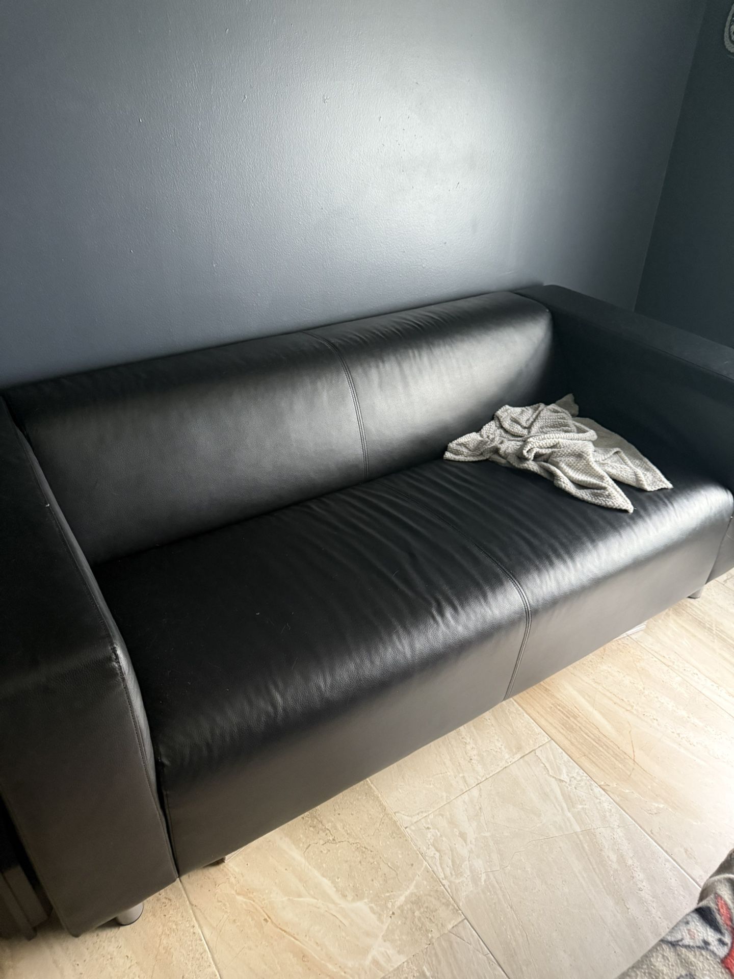 black couch