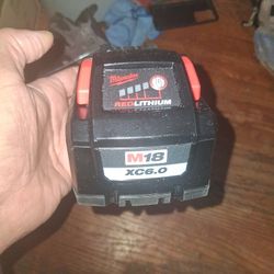 Milwaukee battery 18v Lithium 6.0 