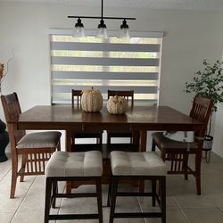 Dinning room (table, chairs, and stools) 